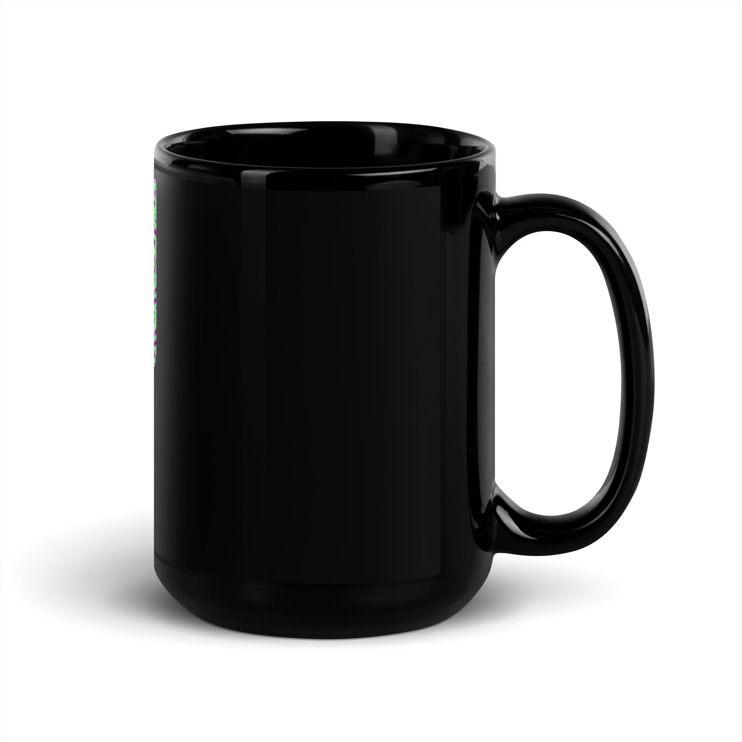 Neon Retro Look Motorcycle Design Mug