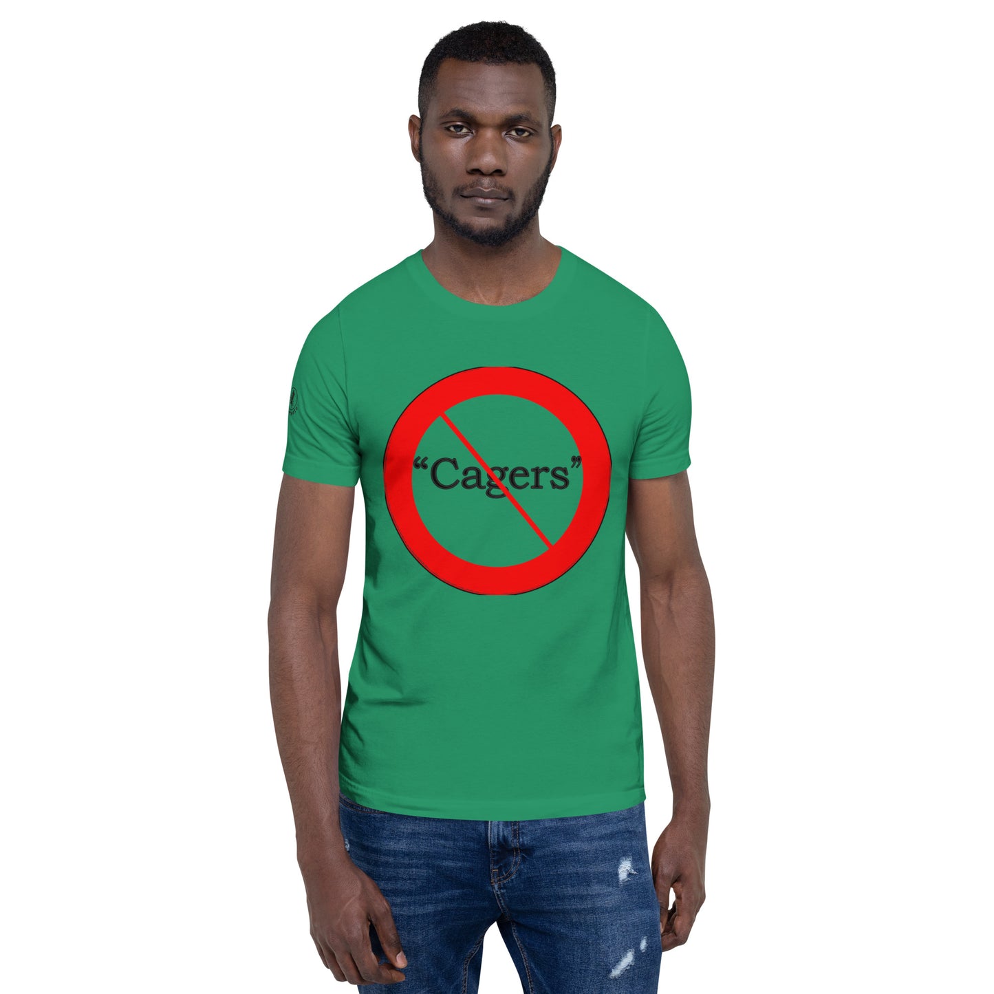 No Cagers Mens Womens Unisex T-Shirt