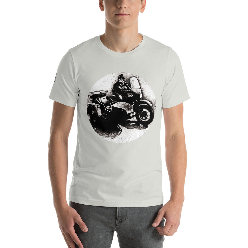 Classic Motorcycle Rider Ural T-Shirt Mens Womens Unisex