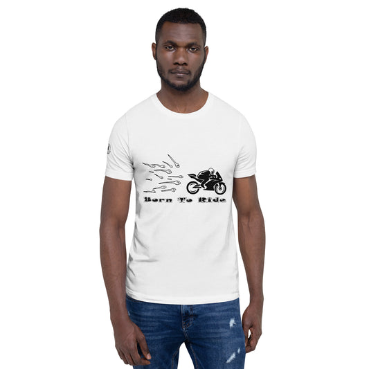 Motorcycle Birth Born Conception T-Shirt Mens Womens Unisex